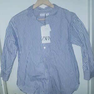 Zara long sleeve button down shirt